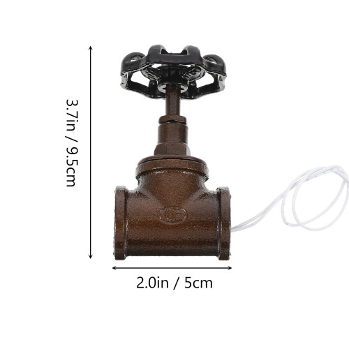 Steampunk Switch Vintage Eisen Absperrventil 1 Satz 1