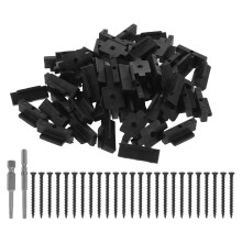 Schnellverbinder Für Verbundwerkstoff-Decking Schwarz