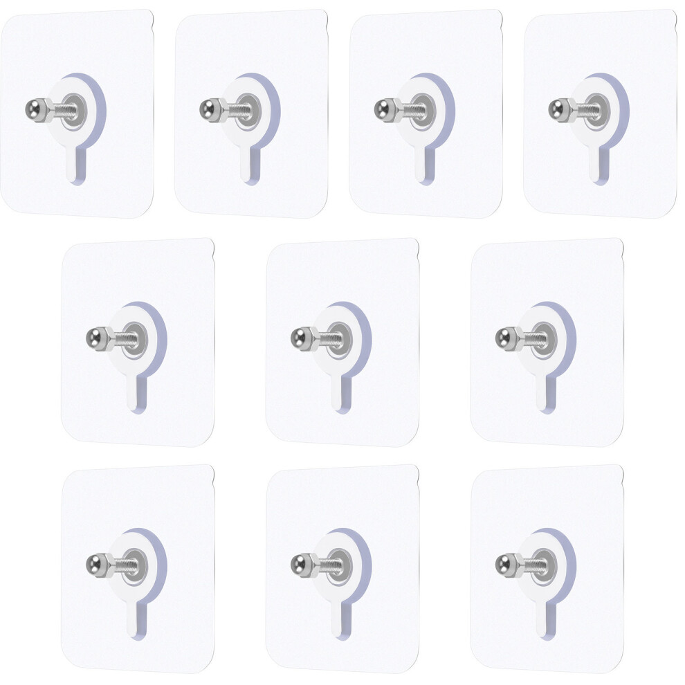 20 Pcs Clear Furniture Hanger Pads With Screws 301018640715