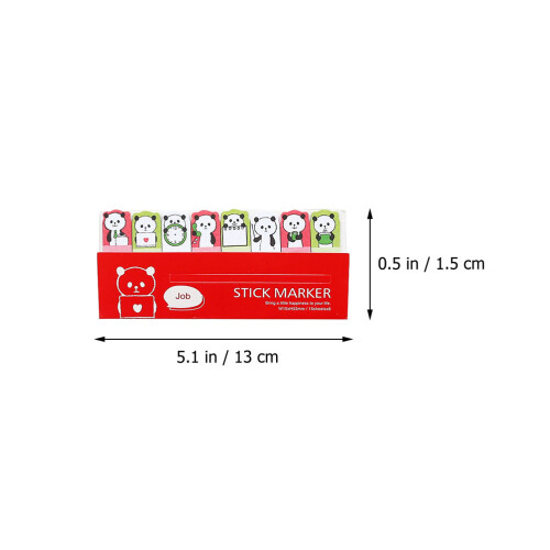 7 Cartoon Index Tabs Flaggen Block Aufkleber 1