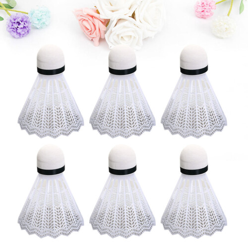 12 Plastic Badminton Shuttlecocks Voor En Buiten 2