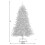 7ft Pre-Lit Colour Changing Twinkly Natural Look Christmas Tree 4