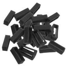 30 20mm Silikon Halteröse Armbandverschluss Für