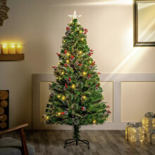 6ft Fibre Optic Luxury Christmas Tree