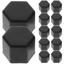 20 Reifendeckel Radnabenabdeckungen 2,20x2,20x1,90cm Schwarz