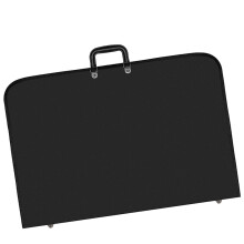 Schwarze PVC Schultertasche Wasserdicht Für Zuhause Büro Schule