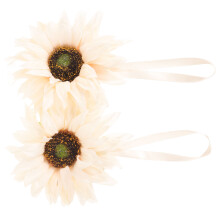 2Stk Blumen Vorhangbindung Metall Magnetband