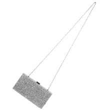 1Set Kleine Silberne Clutch Für Damen Bankett 8,5x4,7 Zoll