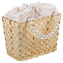 Raindrops Gewebter Aufbewahrungskorb Beige 1 Set