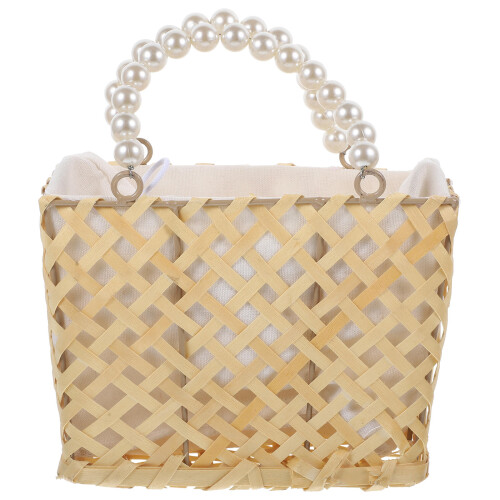Raindrops Gewebter Aufbewahrungskorb Beige 1 Set 1