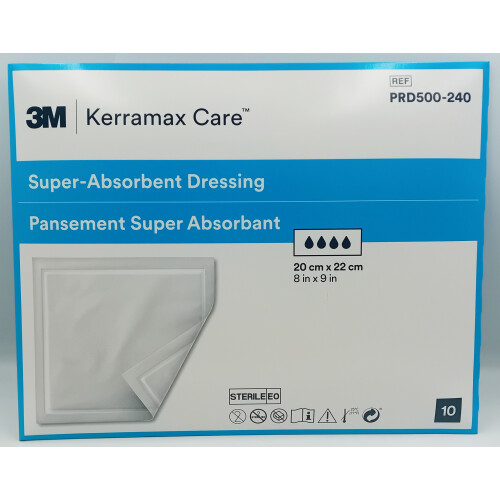 Kerramax Dressing Pads 20cm x 22cm Pack of 10 - REF:CRAWFPRD500-240