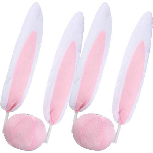 2 Sets Kreativer Hase-Ohr-Auto- , Neujahrs-Geschenk 1