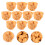 10Stk Simulierte Chicken Popcorn Gebratene Hähnchen Nuggets Requisiten 10