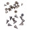 100Ensemble Studs Cônes Méta Café À Vis Pour Accessoires Vêtements 8