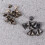 100Ensemble Studs Cônes Méta Café À Vis Pour Accessoires Vêtements 3