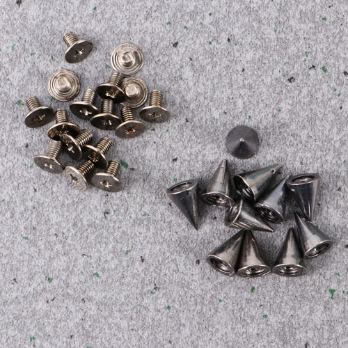 100Ensemble Studs Cônes Méta Café À Vis Pour Accessoires Vêtements 2