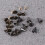 100Ensemble Studs Cônes Méta Café À Vis Pour Accessoires Vêtements 6