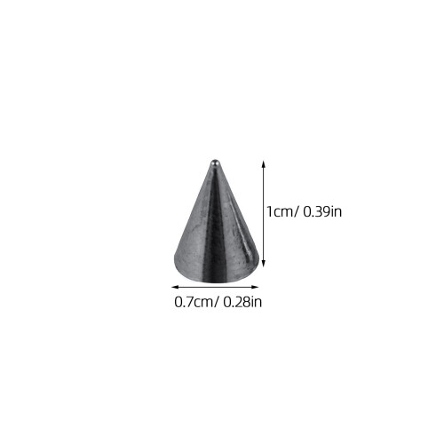 100Ensemble Studs Cônes Méta Café À Vis Pour Accessoires Vêtements 1