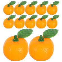 50Pièces Décorations D'oranges Factices Réalistes En PVC Multicolores