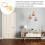 4Stk Einloch Ringgriff Blumenform Tee Büro Messing 11
