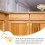 4Stk Einloch Ringgriff Blumenform Tee Büro Messing 9
