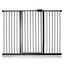 (Matt Black, 139.8cm - 147.4cm) Safetots Extra Tall Pressure Fit Gate