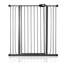 (Matt Black, 107.4cm - 115cm) Safetots Extra Tall Pressure Fit Gate