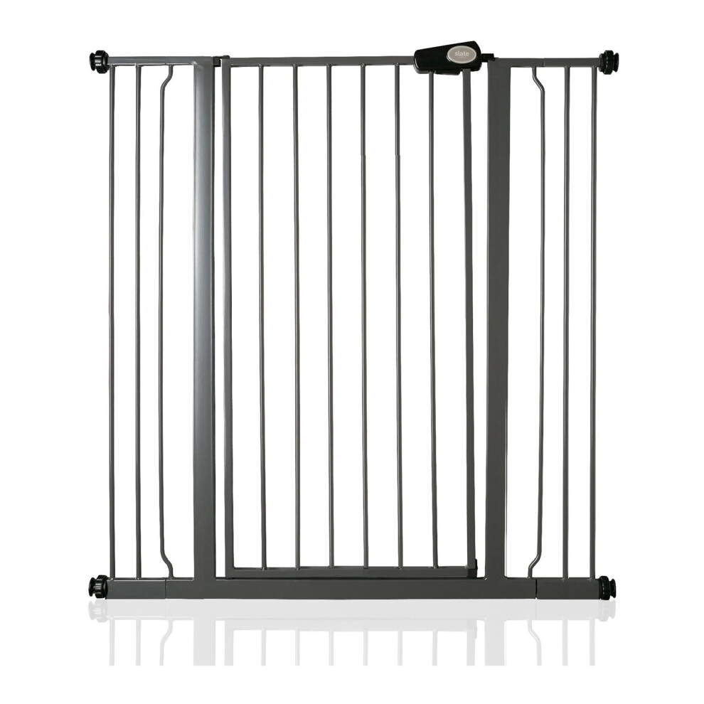 Safetots (Matt 107.4Cm - 115Cm) Extra Tall Pressure Fit Gate Black