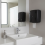 URBN Living Large Black Wall-Mounted Paper Towel Dispenser 8