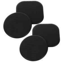 Worgeous 4 Autos Auto Rutschfeste 6,30x6,30x0,20 Cm Schwarz