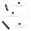 Hair Extension Loop Orange 10 Set 8,7 X 0,6 11