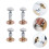 4 Stuks Bedframe Accessoire Meubel Schroef Plastic Wit 9