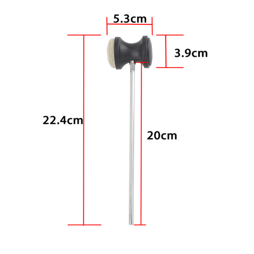Drum Pedaal Bass Drum Accessoire Zwart 1