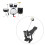 Drum Pedaal Bass Drum Accessoire Zwart 6