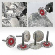 (10pcs, Wear-resistant - sharp) 40mm Diamond Blade with 6mm Shank for Cutting Tile Granite Marble Ceramic Engraving Disc Wheel A8881205101