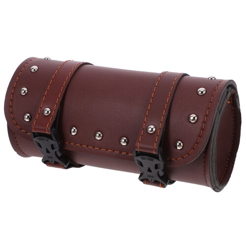 Sacoche Organisation Outils Cuir PU Marron Compact 1