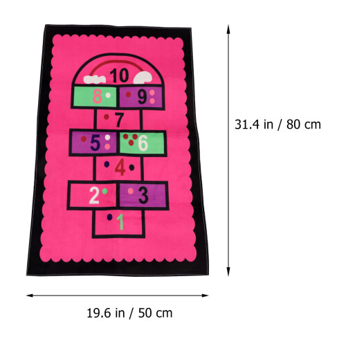 Set Fußbodenmatte Polyester Für Schlafzimmer Teppiche Rosa 1
