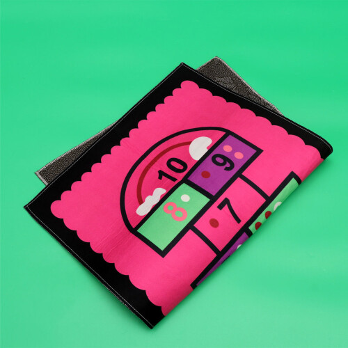 Set Fußbodenmatte Polyester Für Schlafzimmer Teppiche Rosa 2