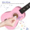 Hawaiian Ukulele Rosa Mit Und Lindenholz Set 9