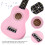 Hawaiian Ukulele Rosa Mit Und Lindenholz Set 8