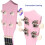 Hawaiian Ukulele Rosa Mit Und Lindenholz Set 10
