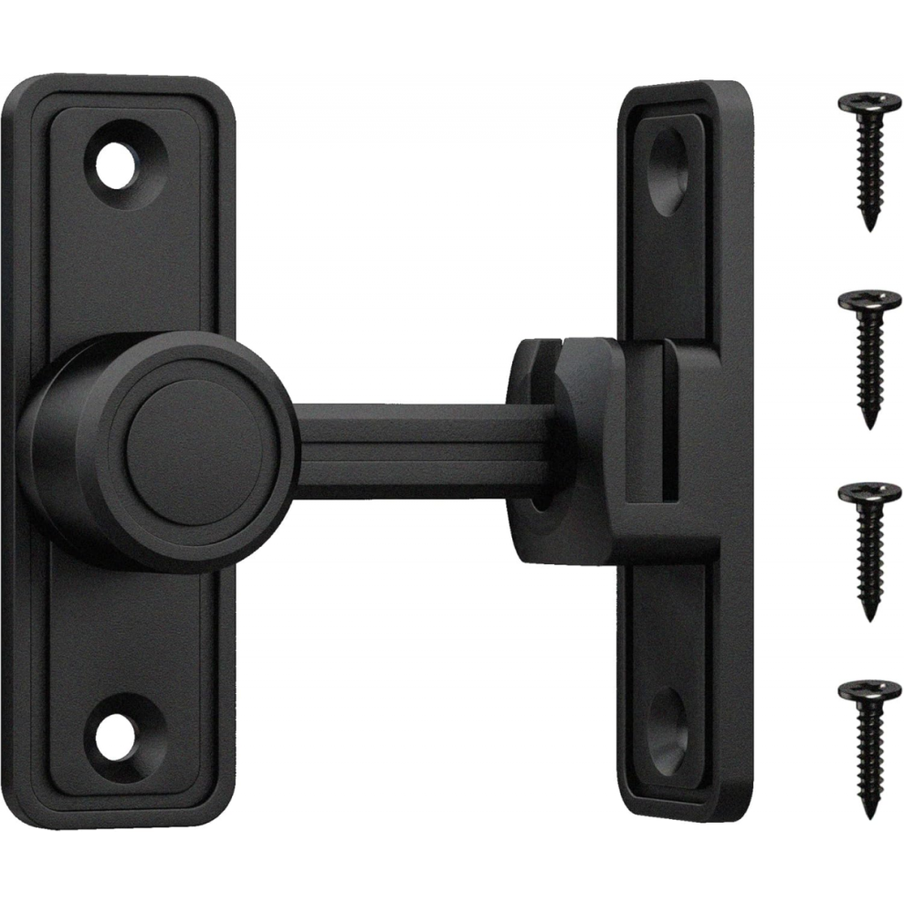 Heavy Duty Gate Latches 90 Degree Right Angle Barn Door Lock Anti-Theft Sliding Door Lock Latch For 6485316498972