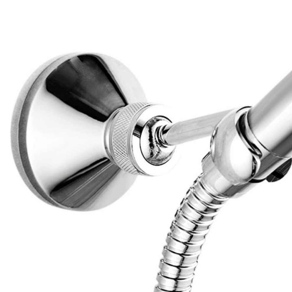 Wall Mounted Shower Holder Wall Mounted Hand Shower Holder 360 Swivel For Hand Shower Or Shower Head Gray 6485316499962