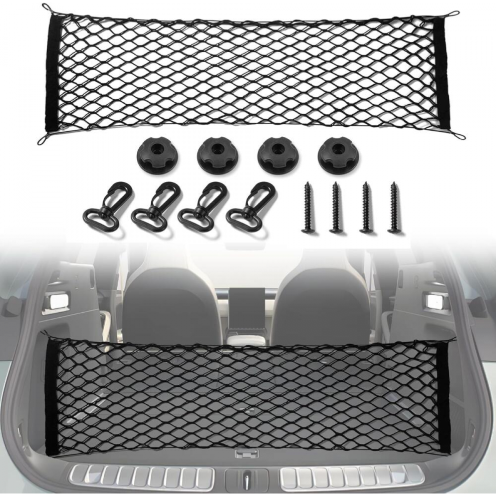 4 Hook Vehicle Universal Fit Trunk Mesh Cargo Storage Organizer Car Van SUV Back Item Net-image-OPC-PM5JBQH-NEW