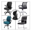 Office Chair Headrest Attachment Universal Head Support Cushion Upholstered Adjustable Height Angle 3