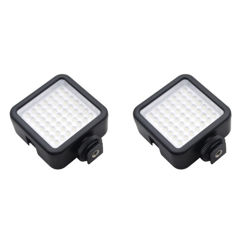 2St 49Led 6000K Videoleuchte Für Dslr Camcorder 1