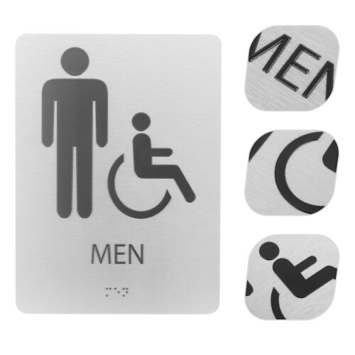 Restroom Signage Directionele Gidsing Restroombord 1 2
