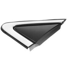 Worgeous Rückspiegel Abdeckung Frontpfeiler Platte Schwarz ABS 1