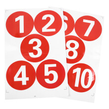 2 Pvc Sticker Voor Eettafelmachine