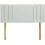 (Small Double Silver) 4ft Plush Velvet Lined Headboard 1